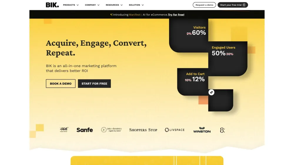 Bik Ai website screenshot