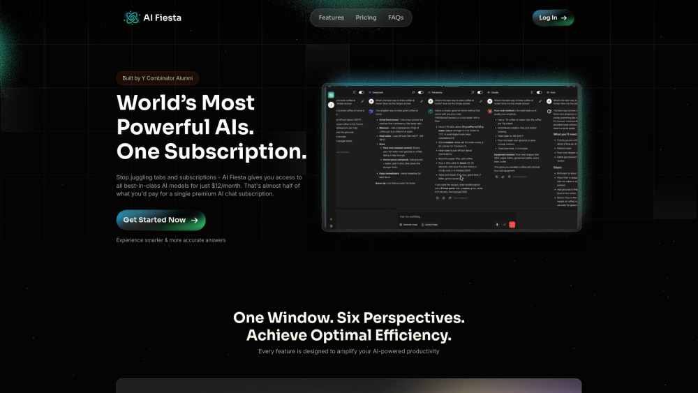 Ai Fiesta website screenshot