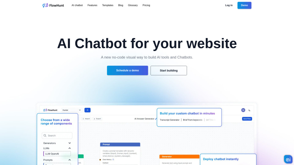 Flowhunt Io website screenshot
