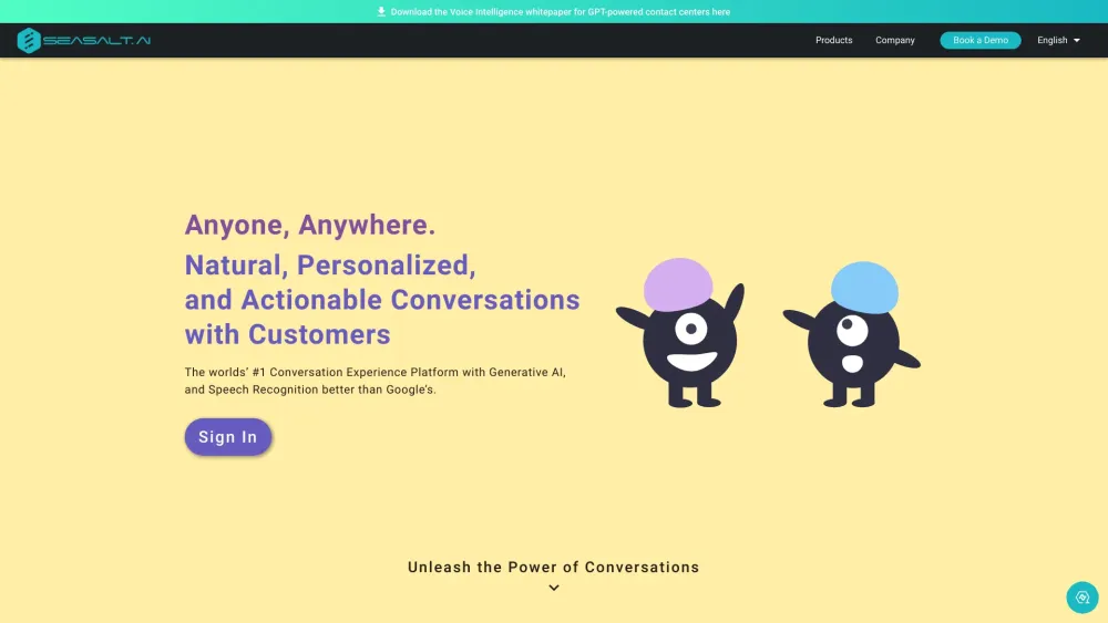 Seasalt Ai website screenshot