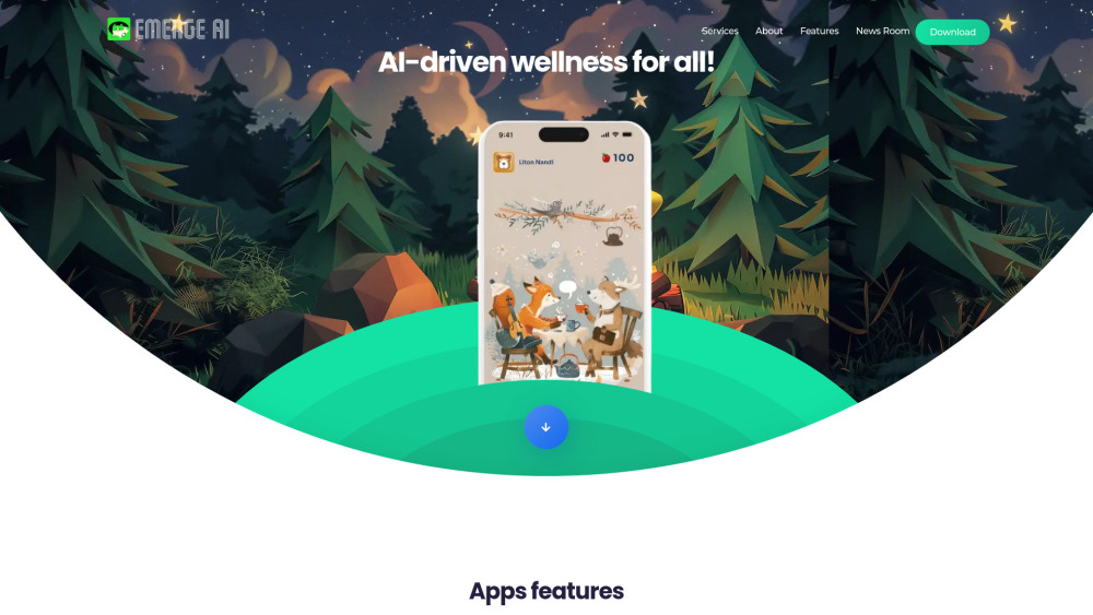 Emerge Ai Mvp website screenshot