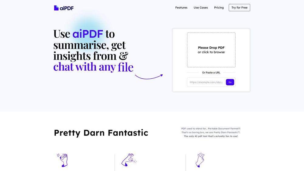 Aipdf website screenshot