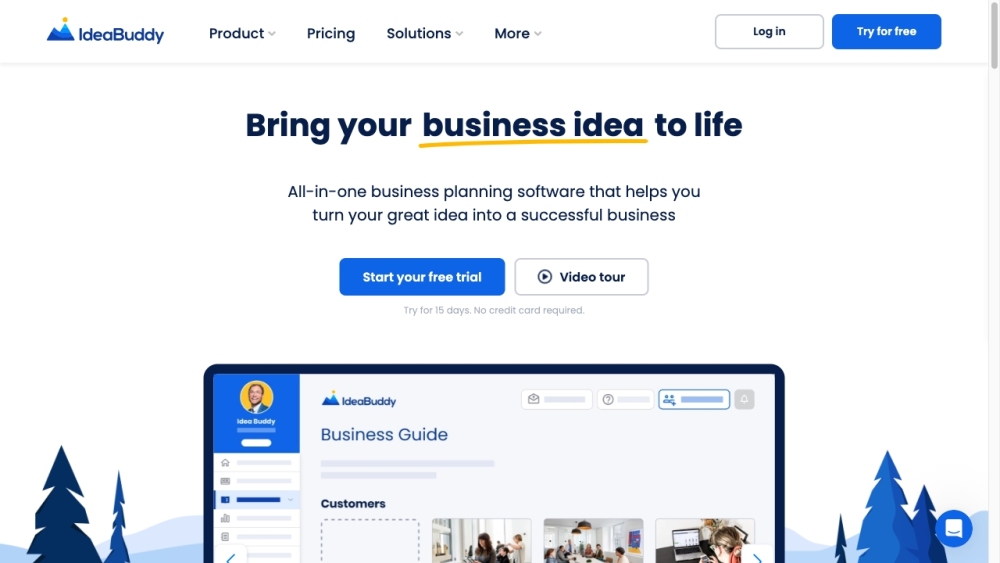 Ideabuddy website screenshot