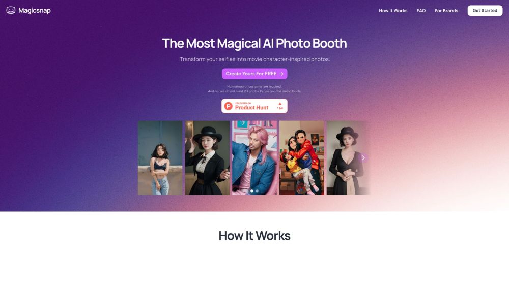 Magicsnap website screenshot