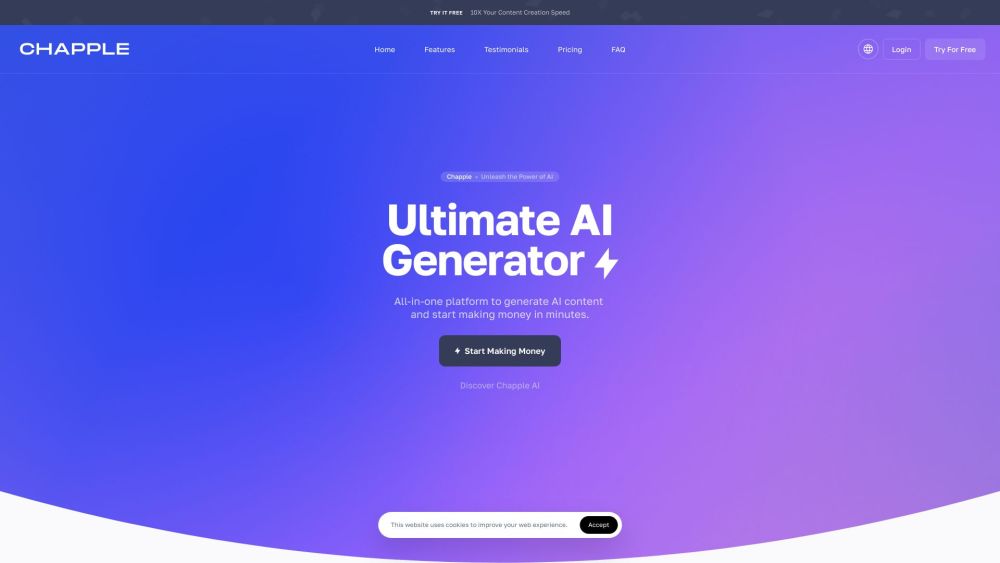 Chapple website screenshot