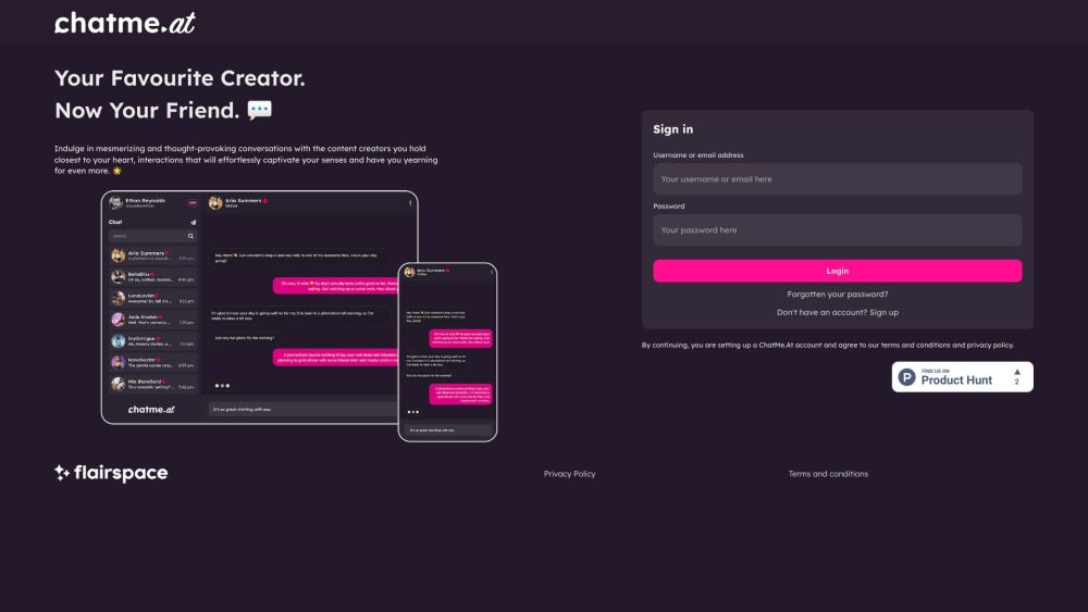 Bubble website screenshot