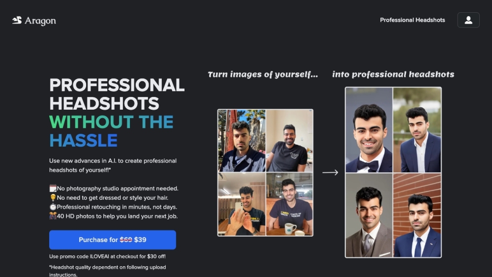 Aragon Ai website screenshot