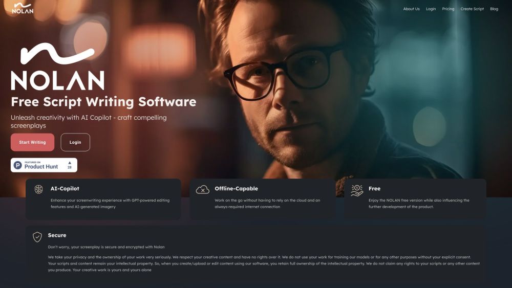 Nolanai website screenshot