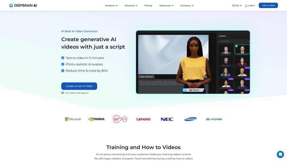 AI Studios website screenshot