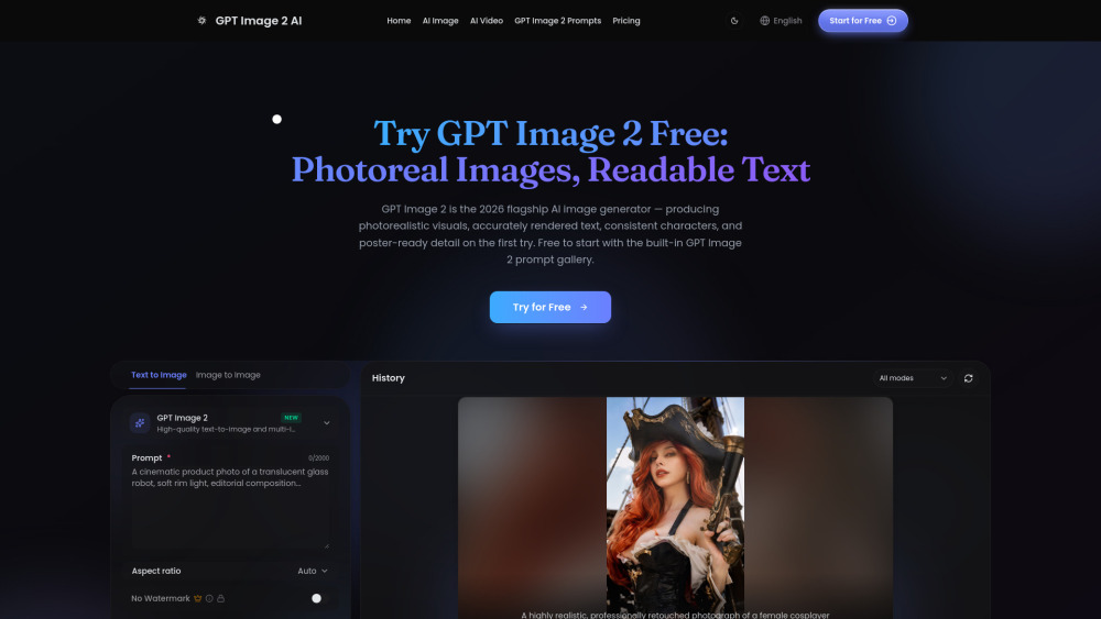 Gpt Image 2 10 website screenshot