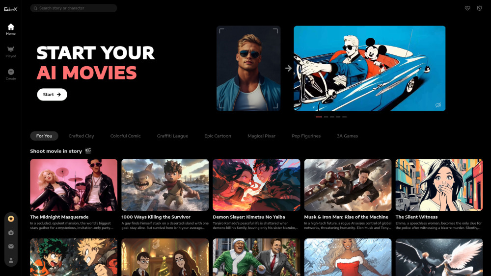 EdenX website screenshot