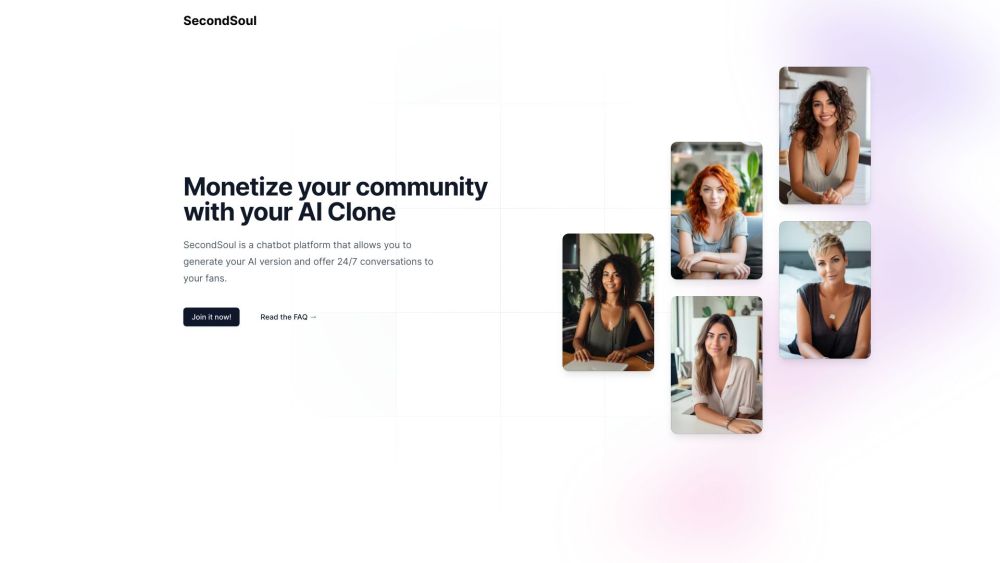 Secondsoul website screenshot