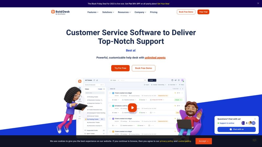 Bolddesk website screenshot
