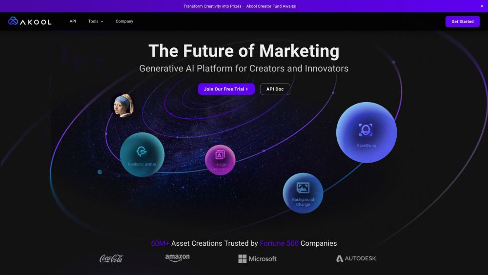 Akool website screenshot