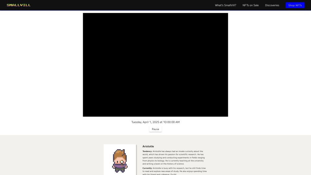 Smallvill website screenshot