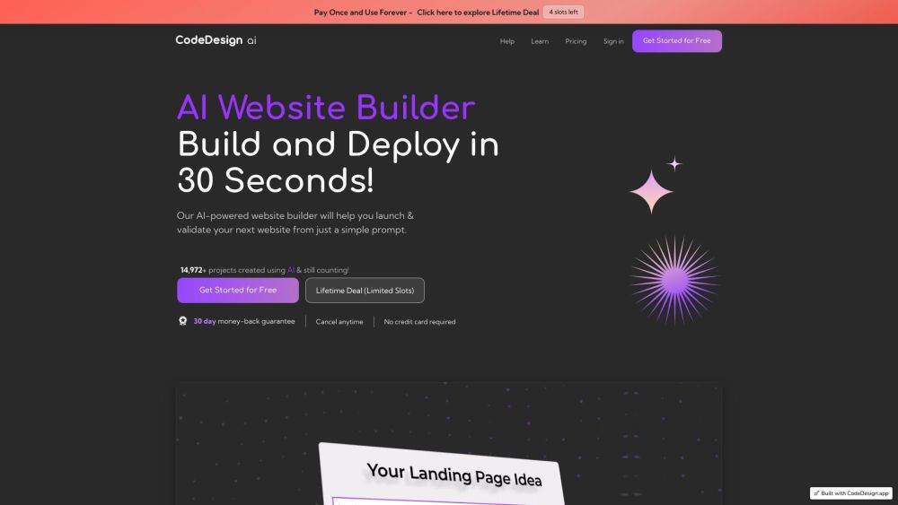 Codedesign Ai website screenshot
