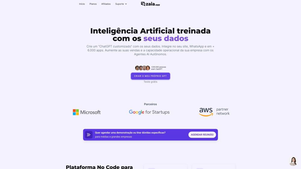 ZapGPT website screenshot