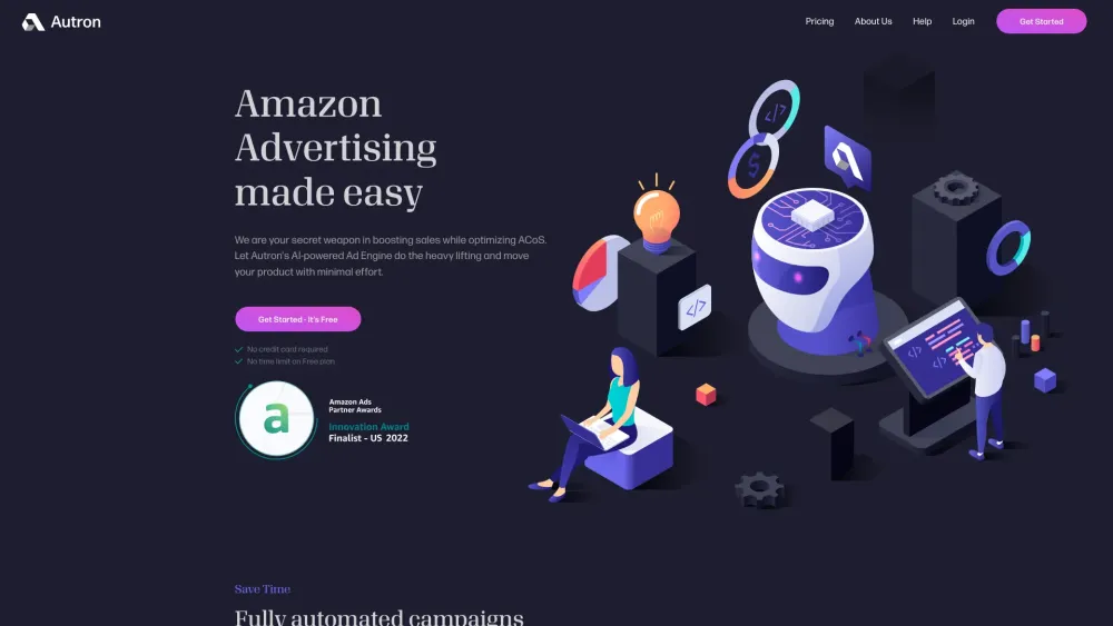 Autron Ai website screenshot
