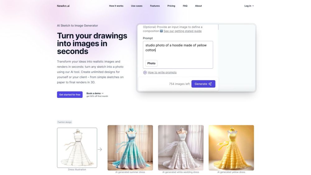 Newarc Ai website screenshot