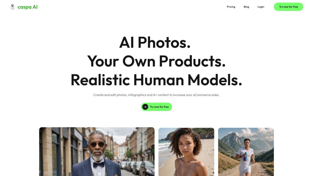 Caspa Ai website screenshot