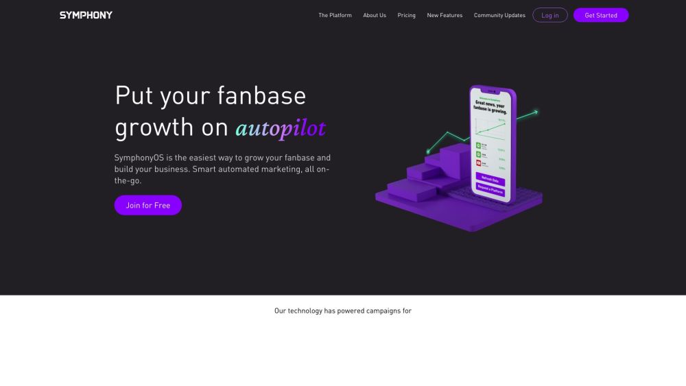 Symphonyos Co website screenshot