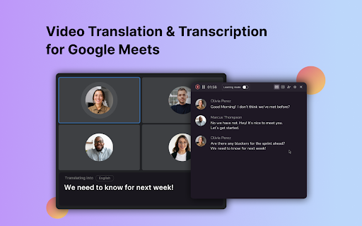 Translate Transcribe Any Audio Video website screenshot
