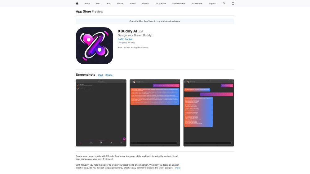 XBuddy AI website screenshot
