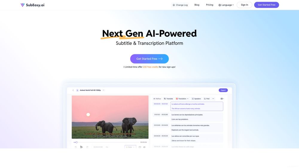 Subeasy website screenshot