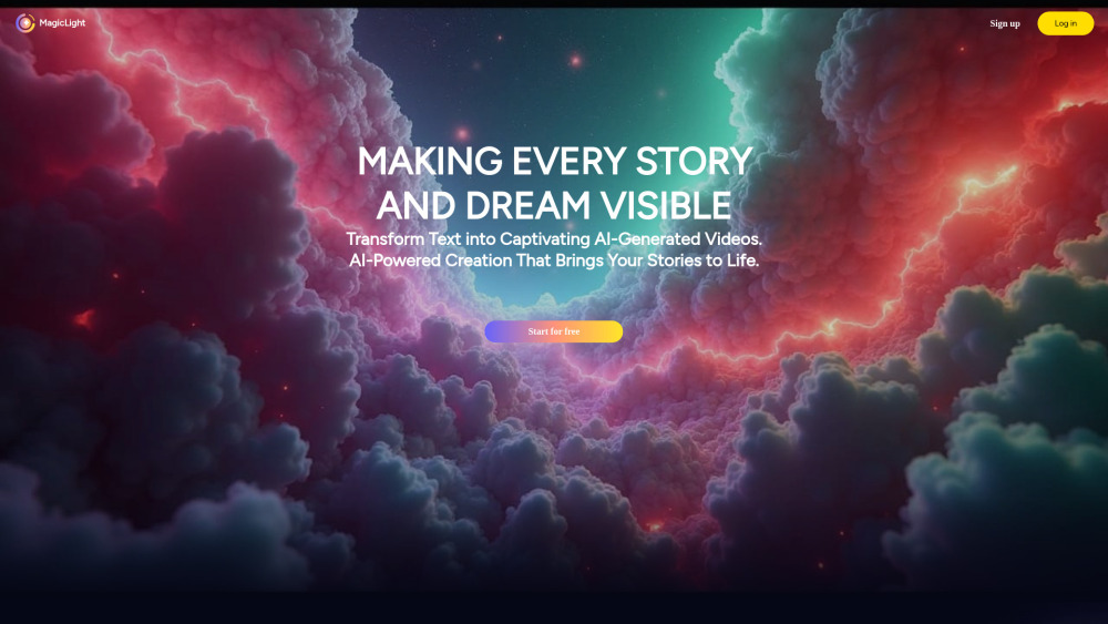 Magiclight website screenshot