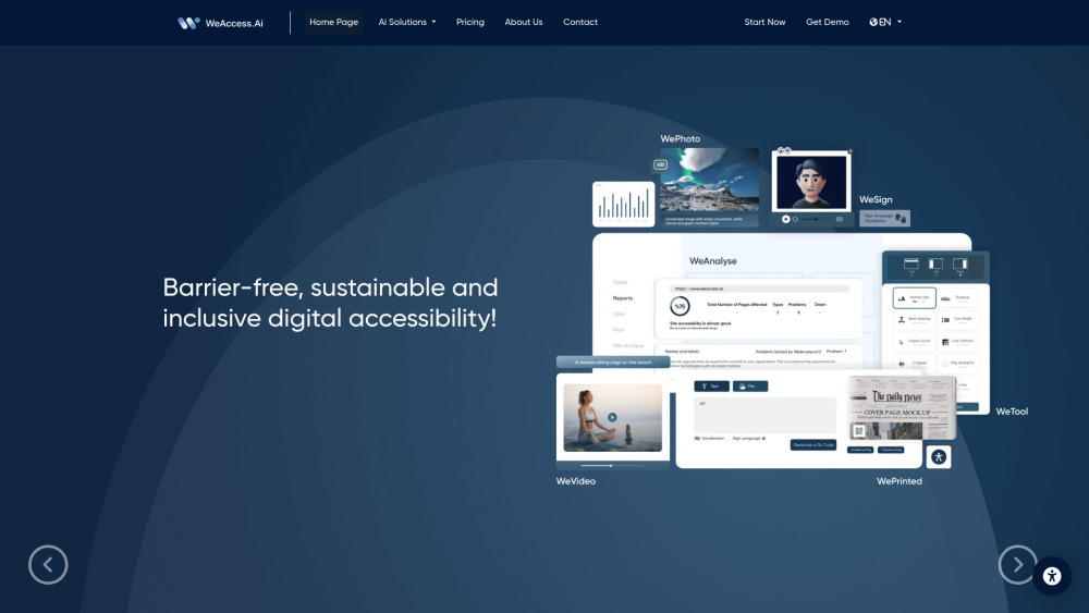 Digital Accessibility Solutions website screenshot