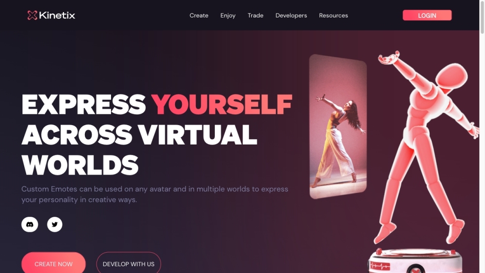 Kinetix website screenshot