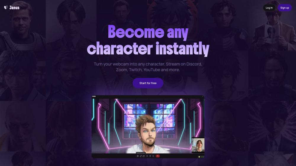 Janus 1 website screenshot