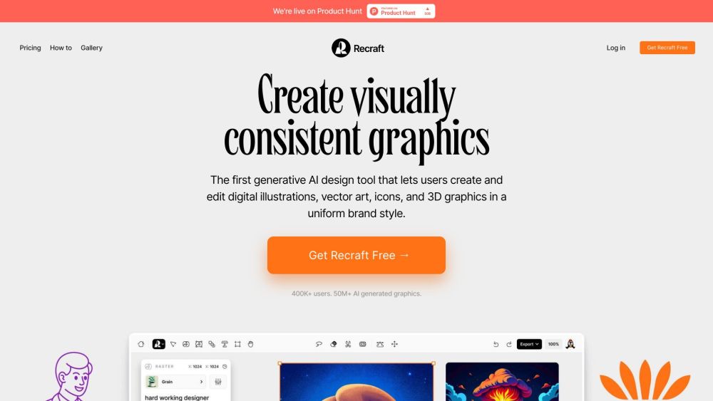 Recraft Image Model website screenshot