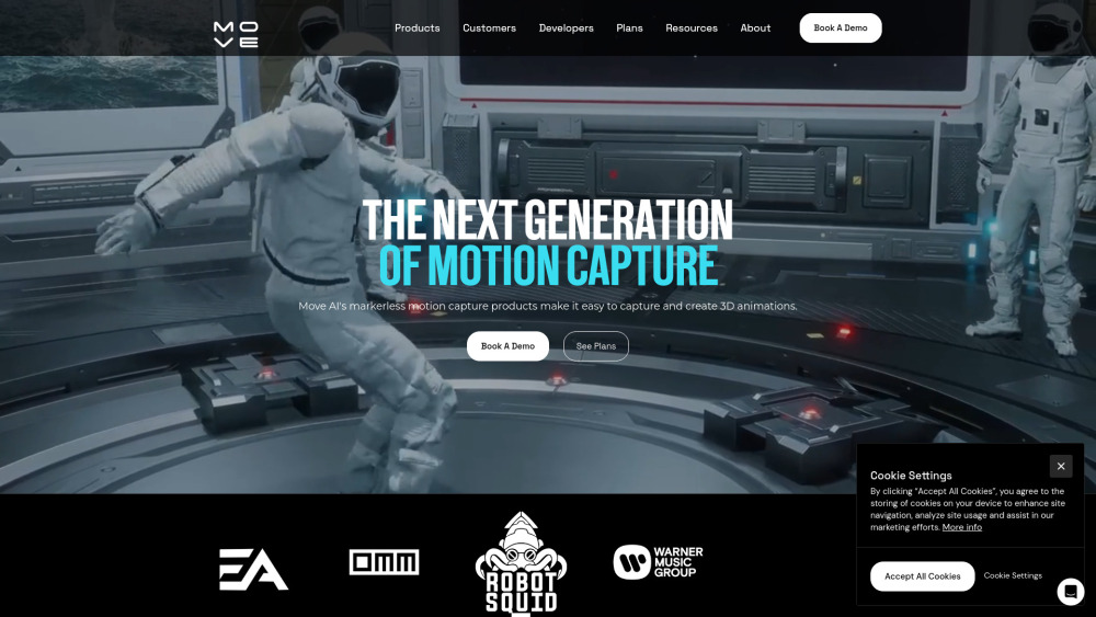Move Ai 1 website screenshot