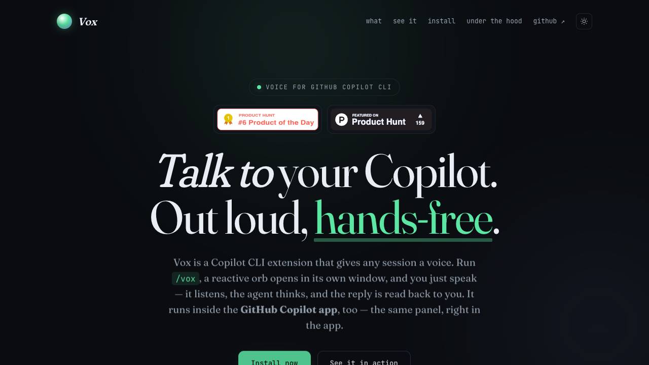 Vox website screenshot