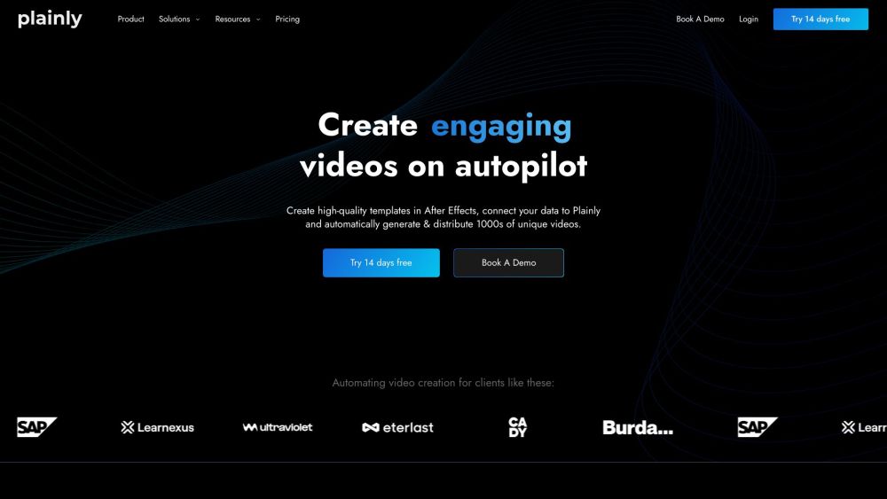 Plainly Ai website screenshot