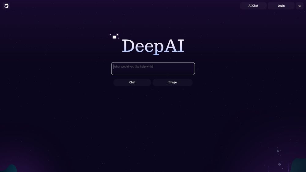 Deepai Org website screenshot