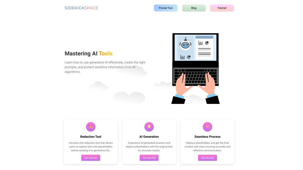 SidekickSpace website screenshot