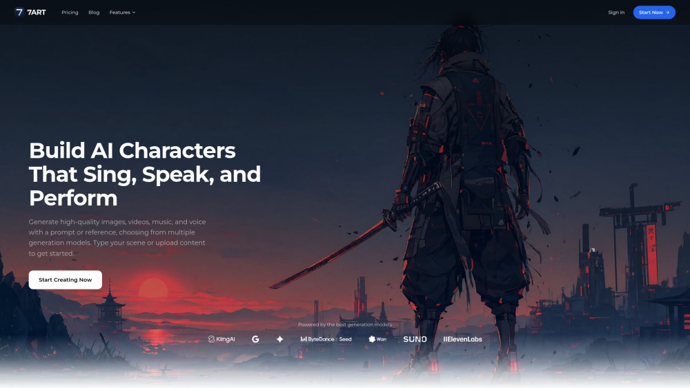 7Art website screenshot