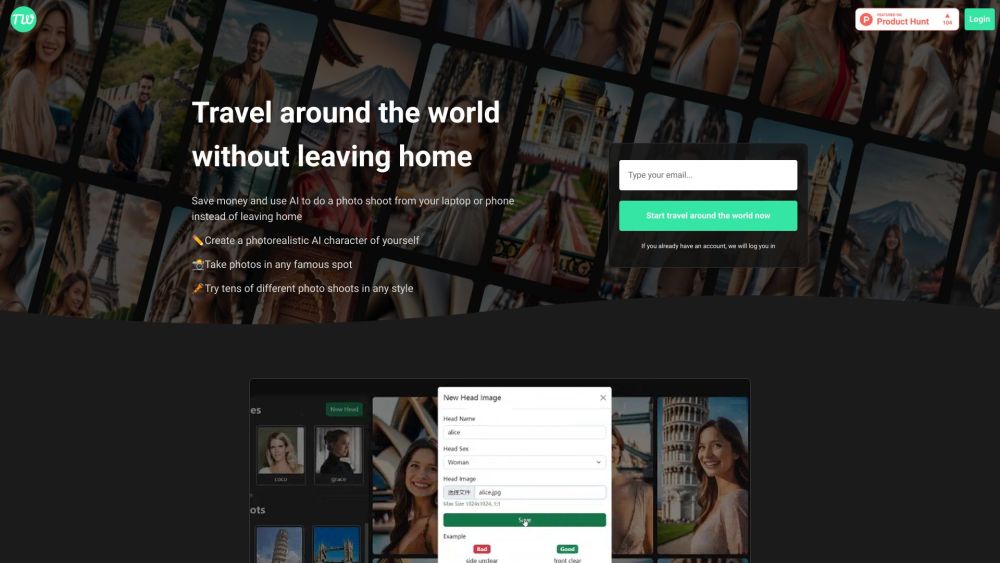 Travelaroundtheworld website screenshot