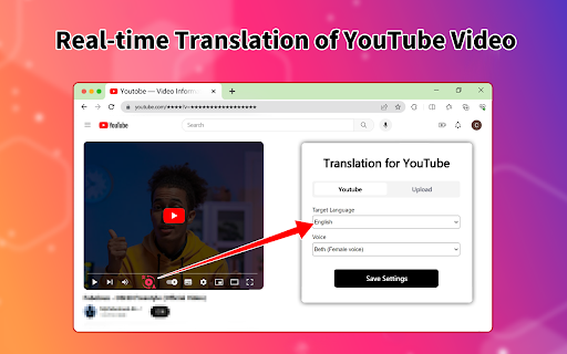 Video Translator Translate Video Online website screenshot