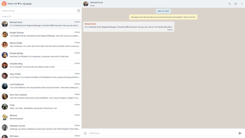 Ask Famous People website screenshot