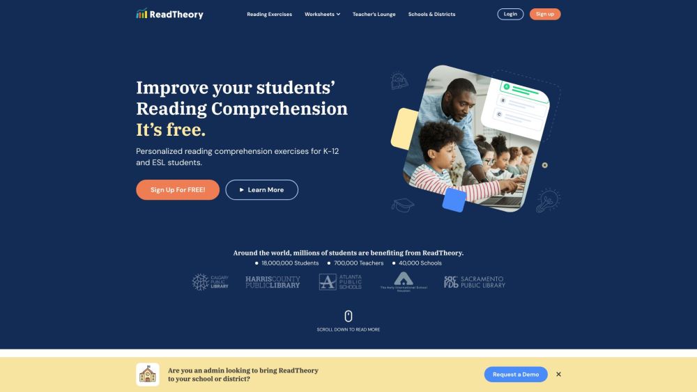 Readtheory Org website screenshot