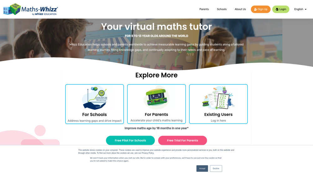 Whizz Com website screenshot
