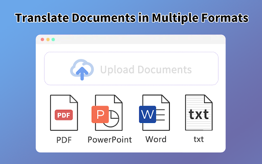 Document Translator Translate Pdf Ppt website screenshot