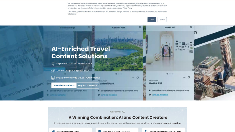 Smartvel Com website screenshot