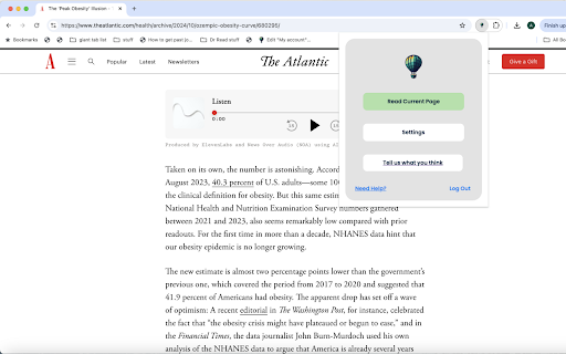 Dr Read website screenshot