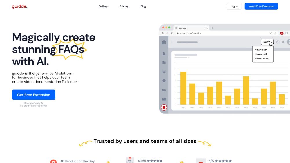 Guidde Ai website screenshot