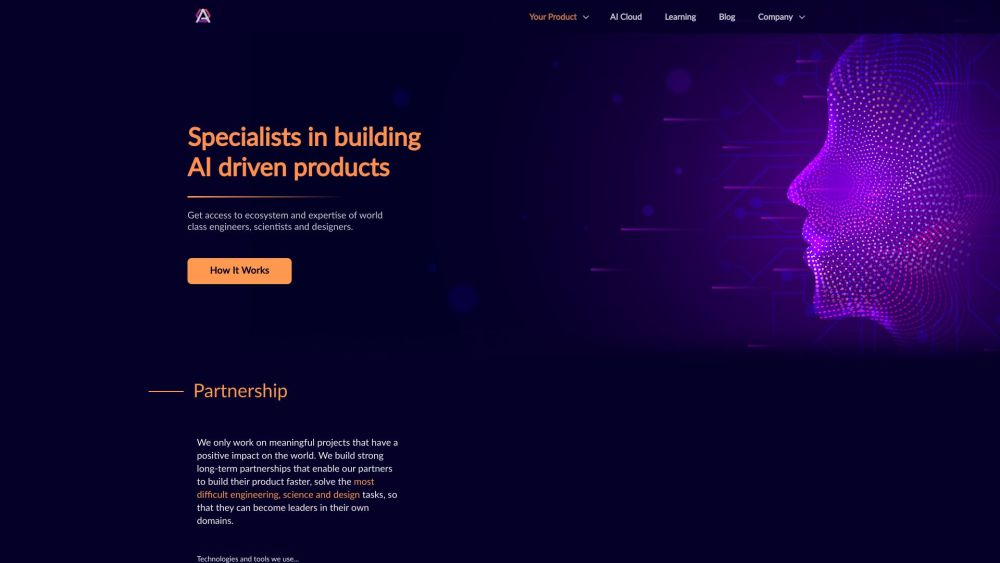 Atheros Ai website screenshot