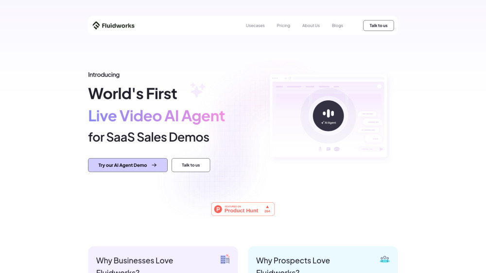 Fluidworks website screenshot